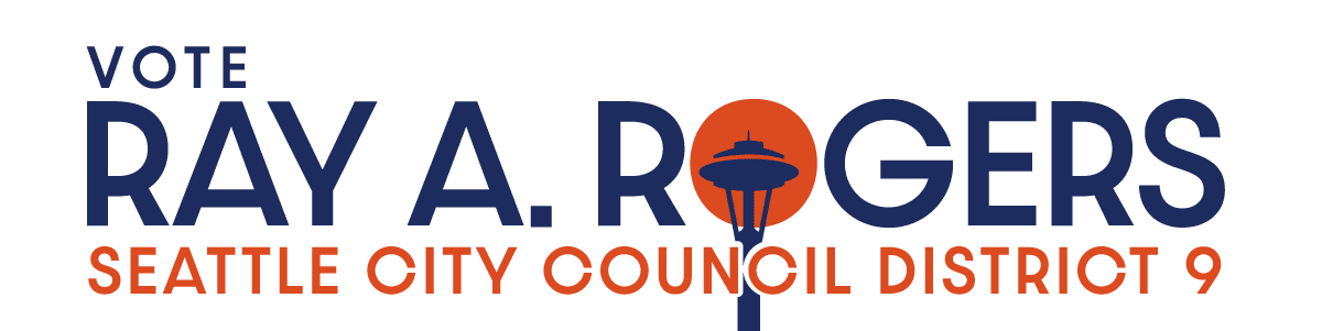 Ray A. Rogers for city council district 9 Logo